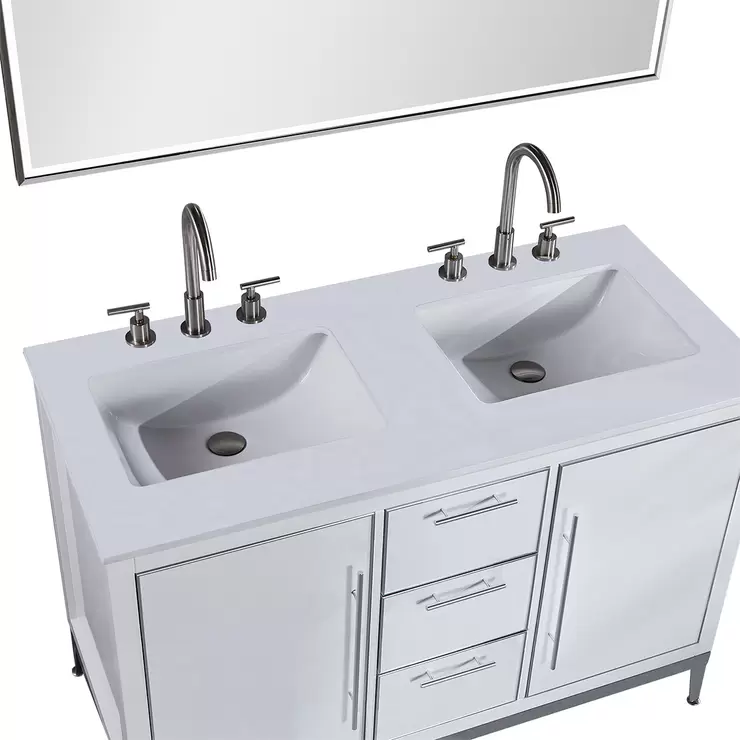 15West, Gabinete para Baño Doble Winslow 48 — Imagen 4 de 4