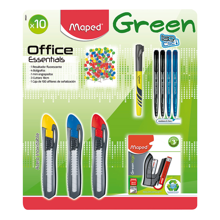 Maped juego de oficina green logic — Imagen 1 de 4