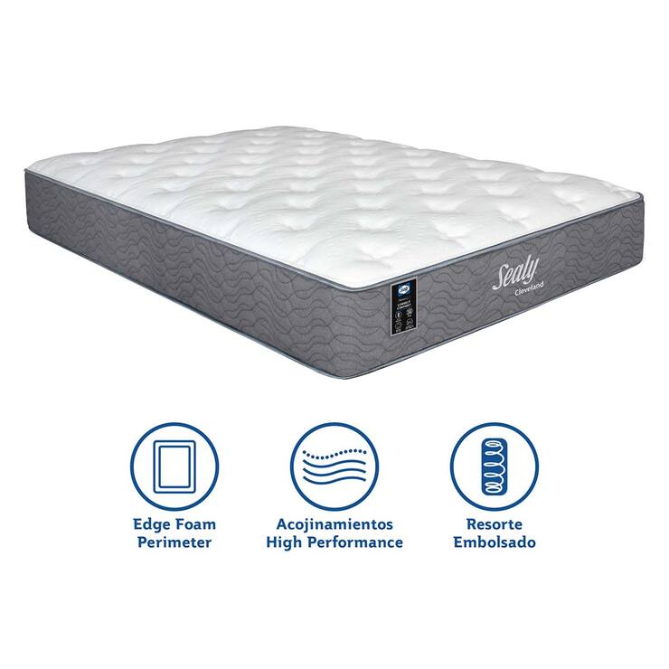 Sealy, Cleveland, colchón, queen size — Imagen 3 de 4