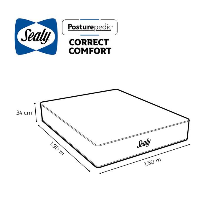 Sealy, Cleveland, colchón, queen size — Imagen 4 de 4