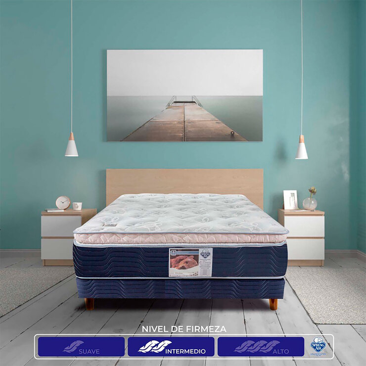 Spring Air Colchón Queen Size Wellness. — Imagen 1 de 4