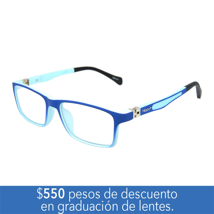 Hippo kids, Armazón Oftálmico Color Azul, 5314 — Imagen 1 de 4