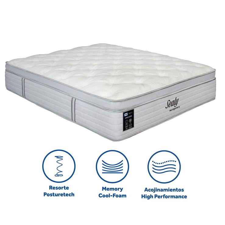 Sealy, Montgomery, colchón, queen size — Imagen 2 de 4