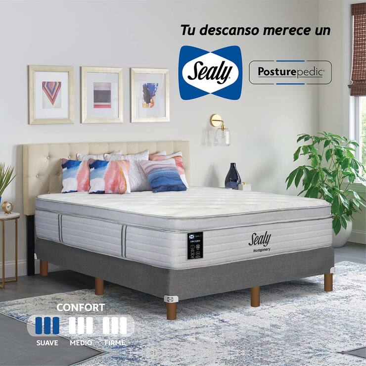 Sealy, Montgomery, colchón, queen size — Imagen 1 de 4