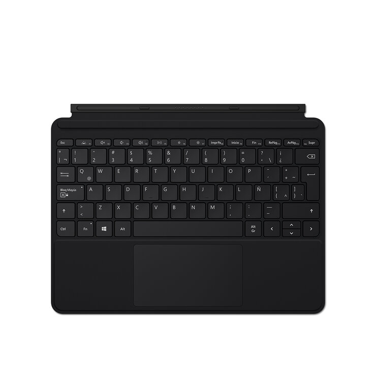 Teclado/ Funda  para Microsoft Surface Go (Go2  y Go3) – Negro — Imagen 1 de 4
