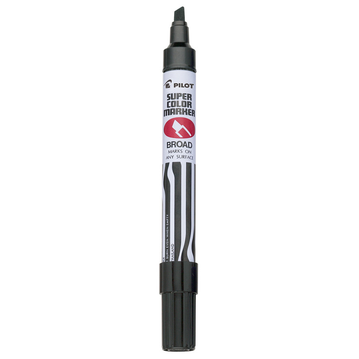 Pilot marcador permanente punta cincel rellenable — Imagen 2 de 3