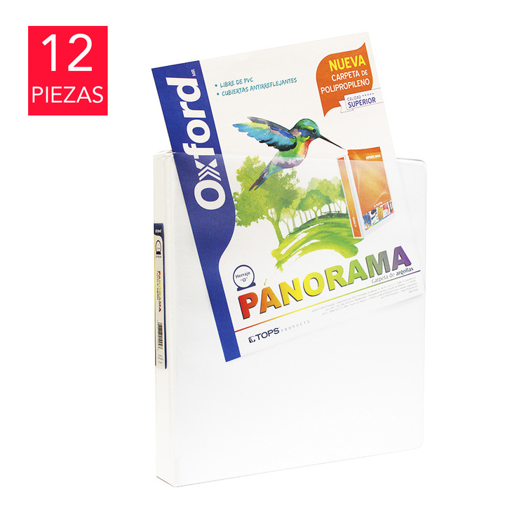 Oxford carpeta polipropileno 1 pulgada arillo O — Imagen 1 de 3