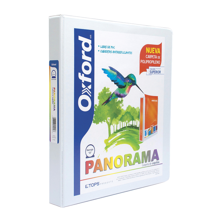Oxford carpeta polipropileno 1 pulgada arillo O — Imagen 3 de 3