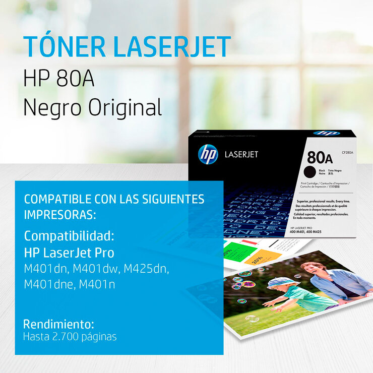HP 80A tóner negro — Imagen 4 de 4