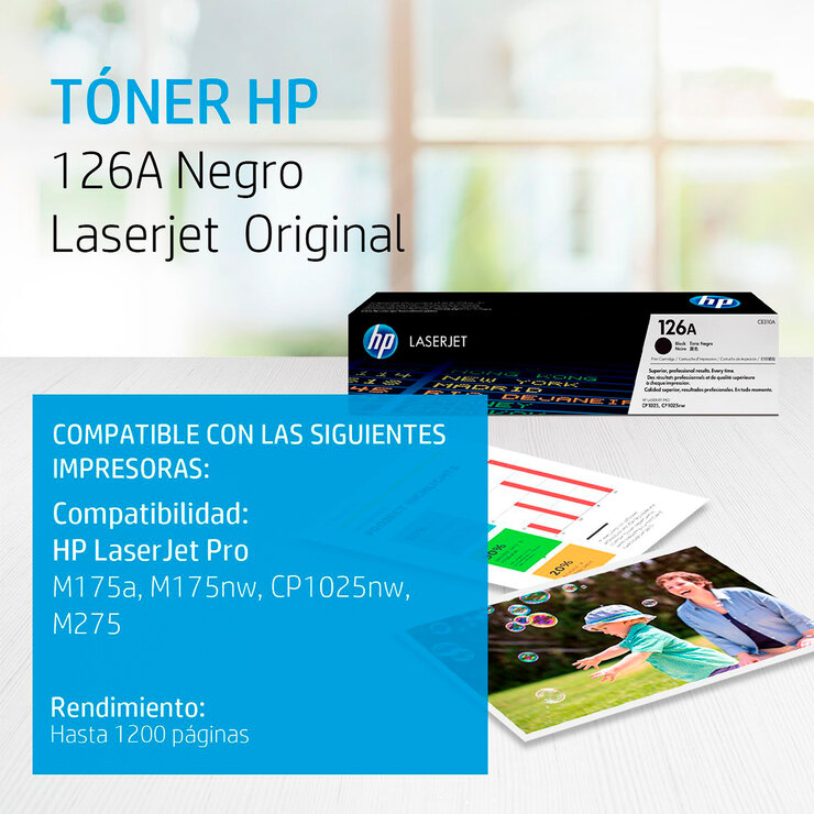 HP 126A tóner negro — Imagen 4 de 4