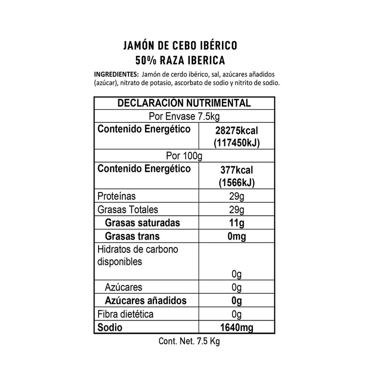 Villar Pata de  Jamón de Cebo Ibérico Peso entre 7.5 - 8 kg — Imagen 2 de 3