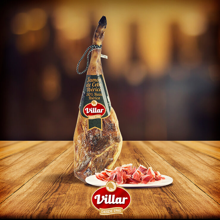 Villar Pata de  Jamón de Cebo Ibérico Peso entre 7.5 - 8 kg — Imagen 3 de 3