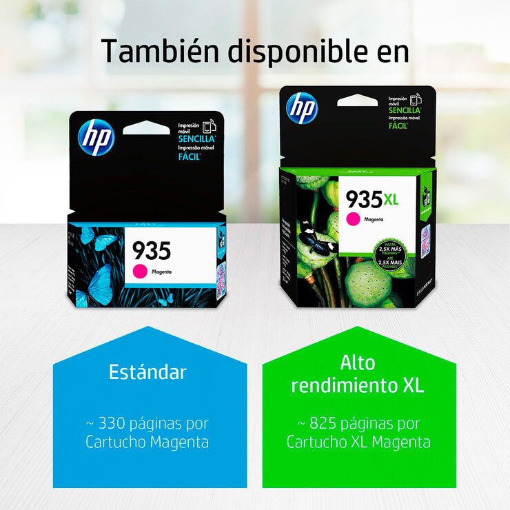 HP 935XL cartucho de tinta magenta — Imagen 3 de 4