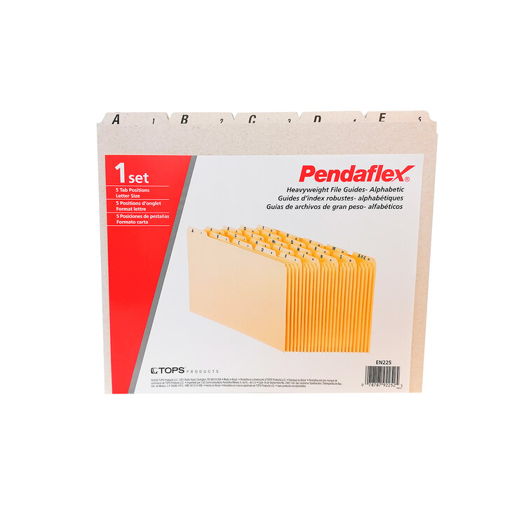 Pendaflex guías para archivo A-Z tamaño carta