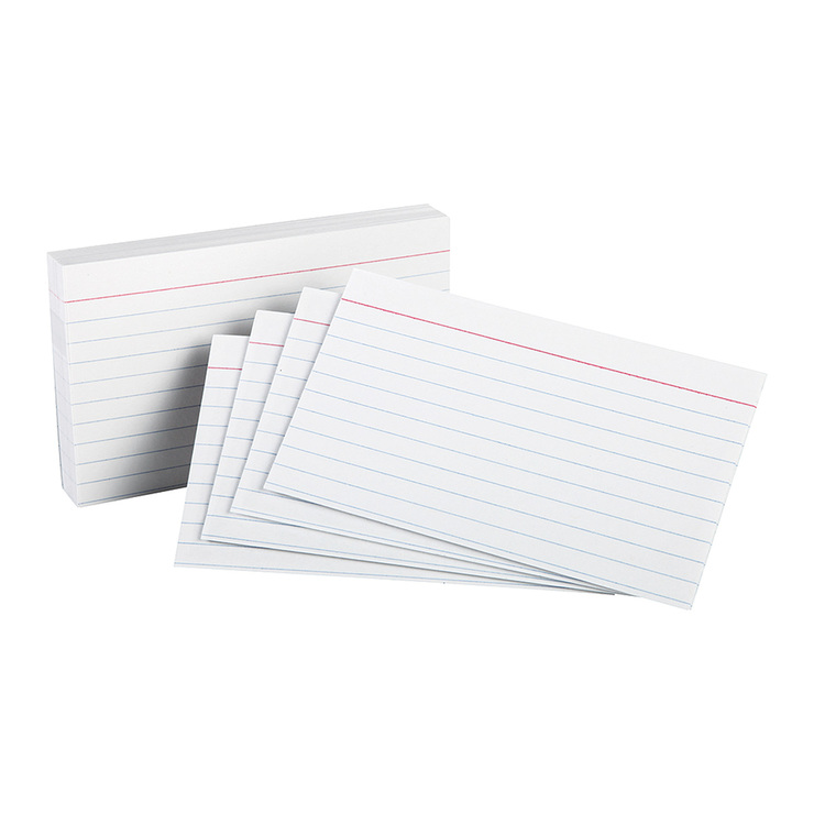 Oxford tarjetas índice rayadas 7.6 x 12.7cm — Imagen 2 de 2