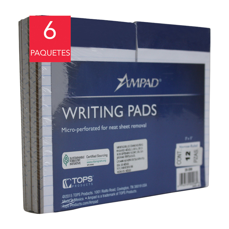 Ampad block de notas de bolsillo rayado — Imagen 1 de 3