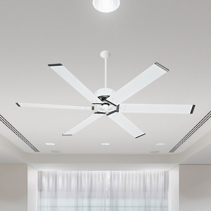 Hunter, Ventilador Industrial de Techo HFC 72" - Blanco — Imagen 2 de 4
