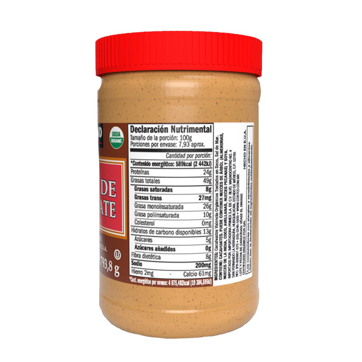 Kirkland Signature Crema de Cacahuate Orgánica 2 pzas de 793.8 g — Imagen 3 de 4