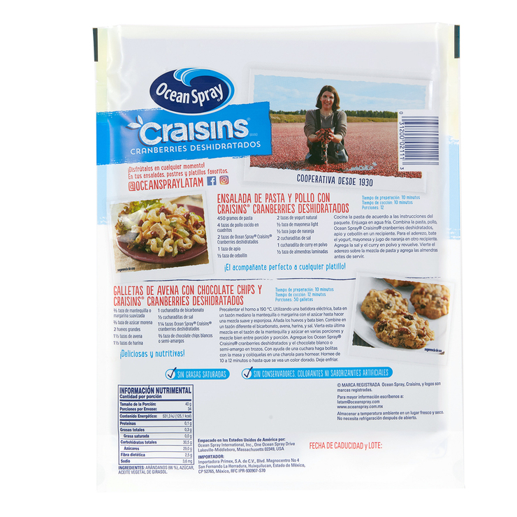 Ocean Spray Arándanos Deshidratados 1.36 kg — Imagen 2 de 2