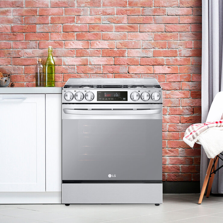 Estufa de gas 5 quemadores 30" LG — Imagen 4 de 4