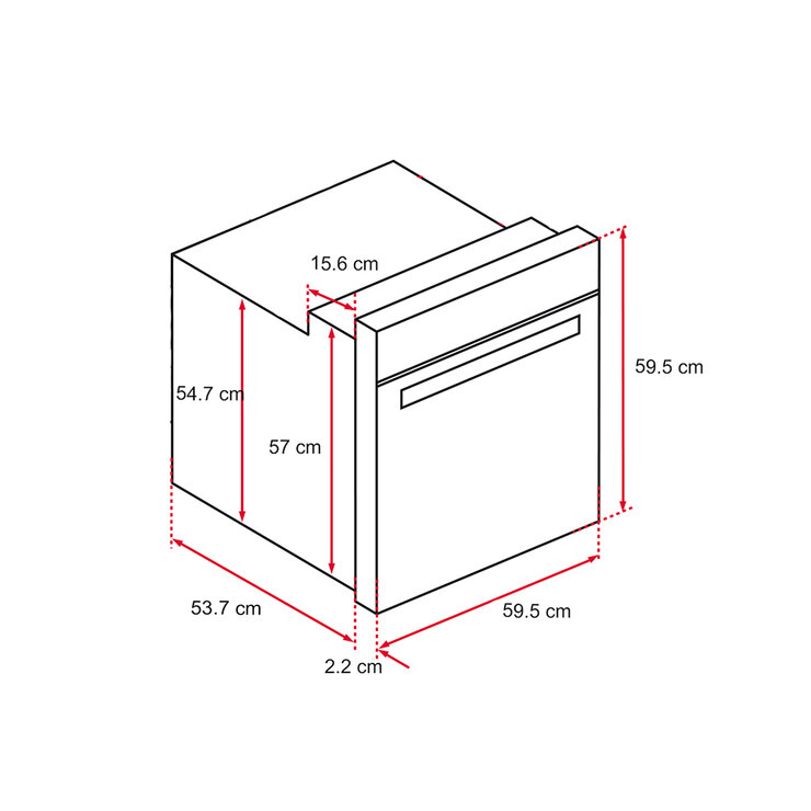 Horno eléctrico 60cm Teka — Imagen 2 de 4