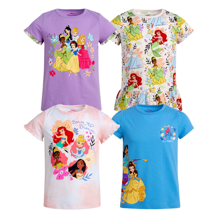 Varias licencias Playera 4 piezas para Niños y Niñas Varias Tallas y Colores — Imagen 2 de 4