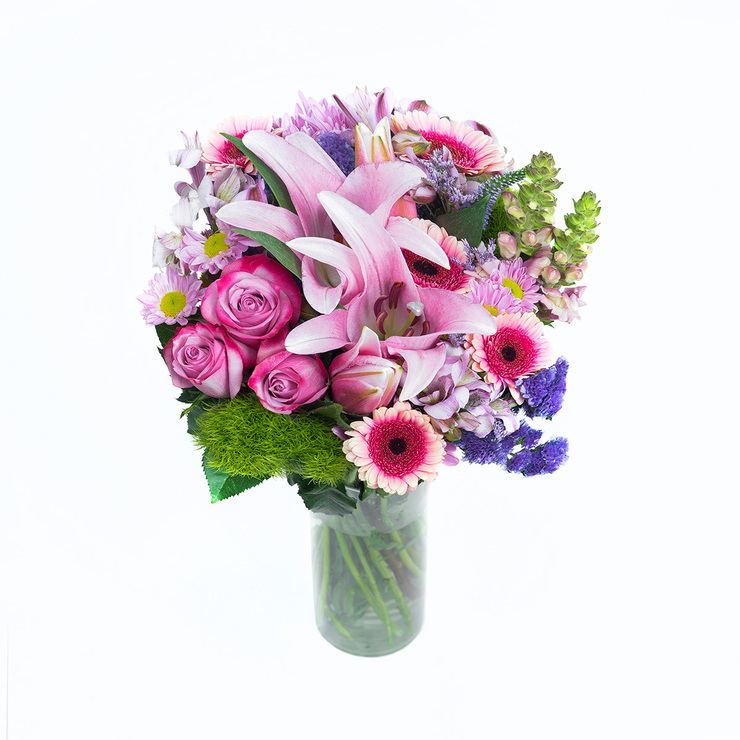 Chiltepec, Bouquet Mixto en Tonos Morados — Imagen 2 de 3