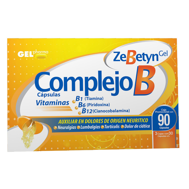 Zebetyn Complejo B 90 cápsulas — Imagen 1 de 3