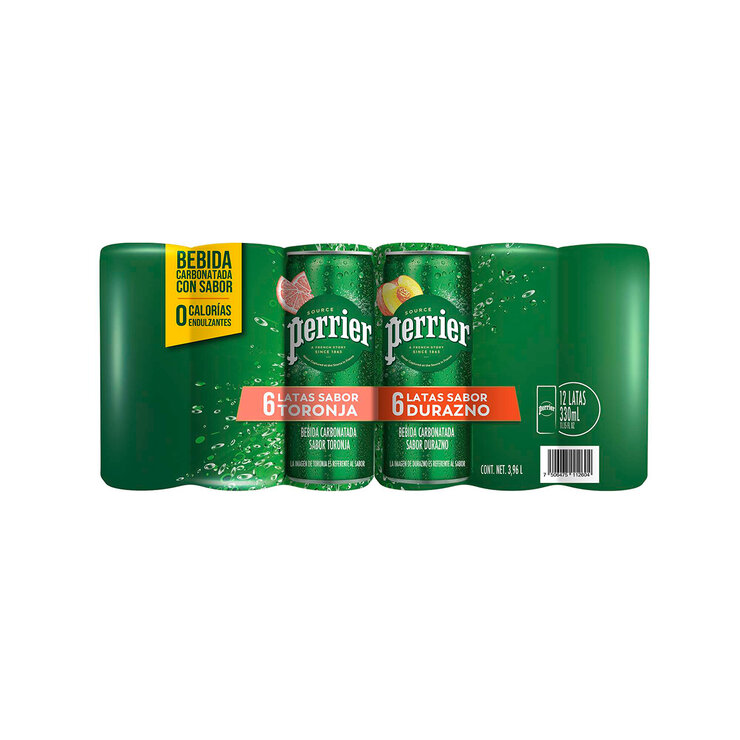 Perrier Arome Agua Gasificada con sabor 12 pzas de 330 ml — Imagen 3 de 3