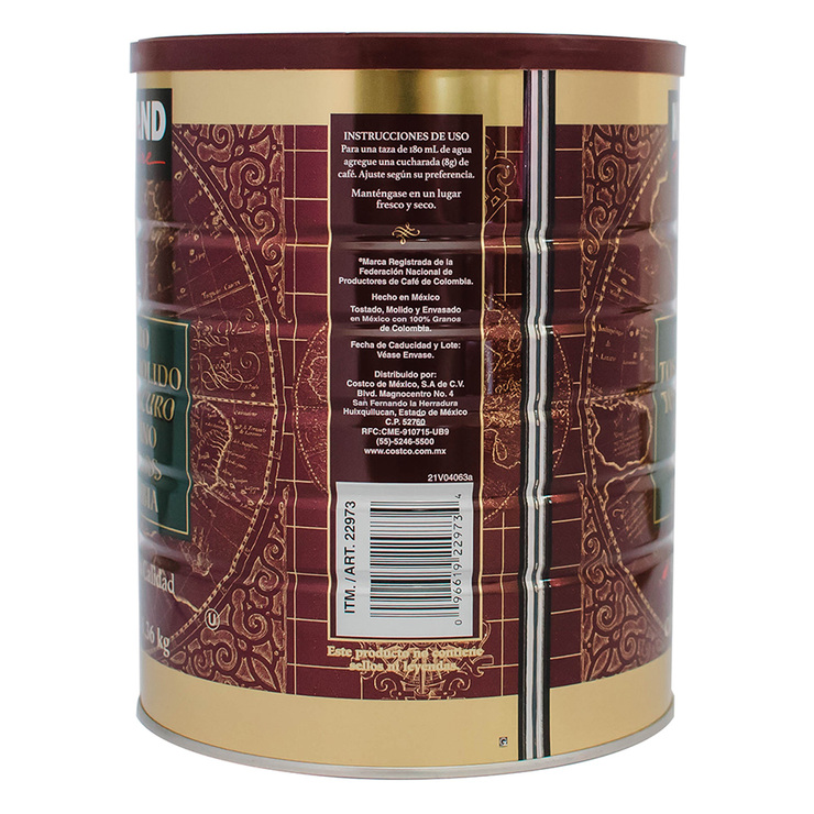 Kirkland Signature Café Molido Colombiano 1.36 kg — Imagen 4 de 4