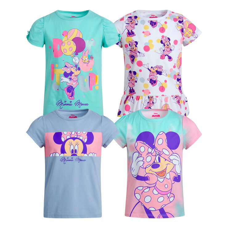 Varias licencias Playera 4 piezas para Niños y Niñas Varias Tallas y Colores — Imagen 4 de 4