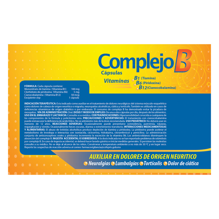 Zebetyn Complejo B 90 cápsulas — Imagen 2 de 3