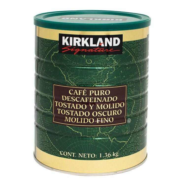 Kirkland Signature Café Molido Descafeinado 1.36 kg — Imagen 1 de 4