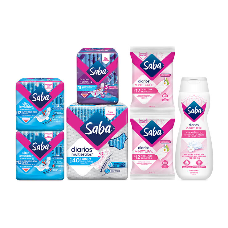 Saba Kit de Higiene Femenina 7 piezas — Imagen 1 de 4