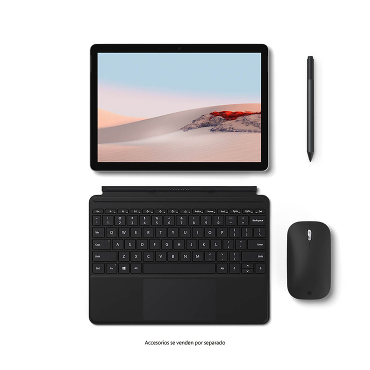 Teclado/ Funda  para Microsoft Surface Go (Go2  y Go3) – Negro — Imagen 3 de 4
