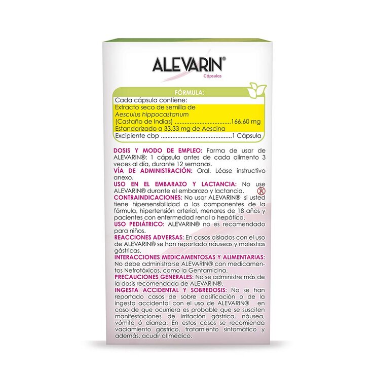 Alevarin 3pk 45 Cápsulas cada uno. — Imagen 2 de 4