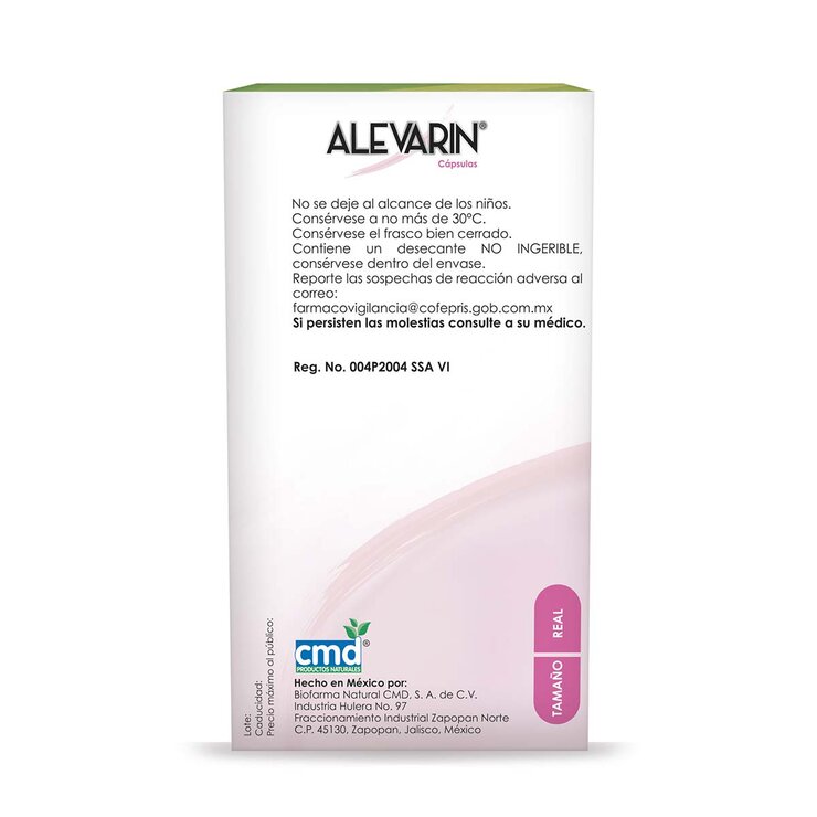 Alevarin 3pk 45 Cápsulas cada uno. — Imagen 3 de 4