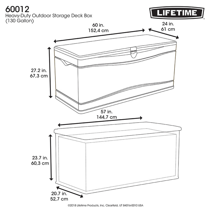 Lifetime, Caja de Almacenamiento 492 L — Imagen 3 de 3