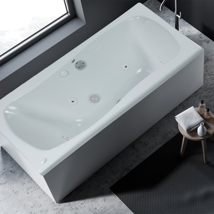 American Standard, Tina de Baño California con Sistema de Hidromasaje — Imagen 1 de 4