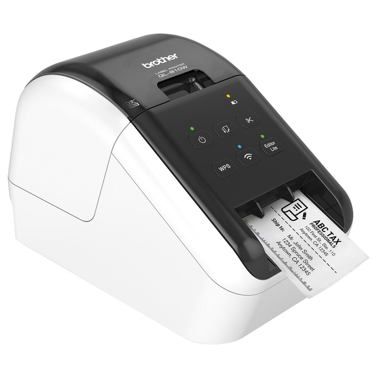 Brother Impresora de Etiquetas QL-810W de Alta Velocidad con Conexión Inalámbrica — Imagen 2 de 3