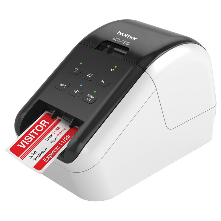 Brother Impresora de Etiquetas QL-810W de Alta Velocidad con Conexión Inalámbrica — Imagen 3 de 3