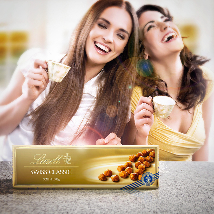 Lindt Barras de Chocolate y Avellanas Enteras 3 pzas de 300 g — Imagen 3 de 3