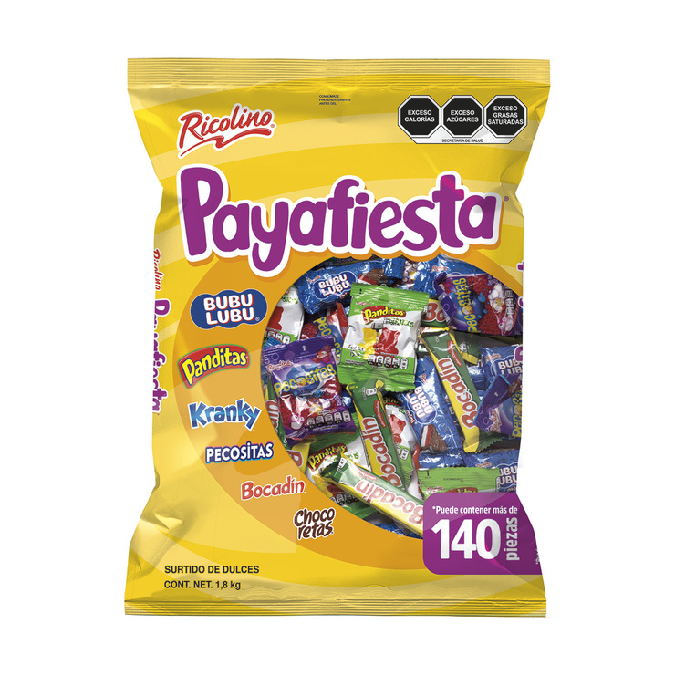 Ricolino Payafiesta Surtido de Dulces 140 pzas — Imagen 1 de 2