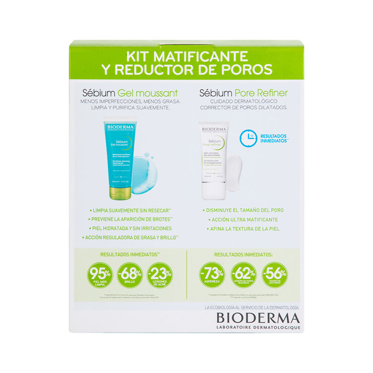 Kit Bioderma Sébium Pore Refiner 30ml + Sébium Gel 100ml — Imagen 4 de 4