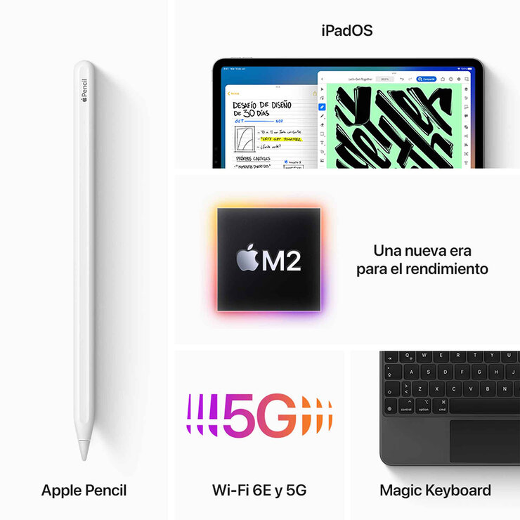 Apple iPad Pro 11" Wi-Fi + Celular 128GB Gris Espacial — Imagen 4 de 4