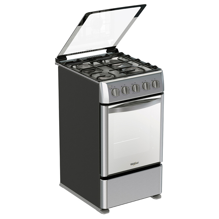 Estufa de gas 4 quemadores 20" Whirlpool — Imagen 2 de 4