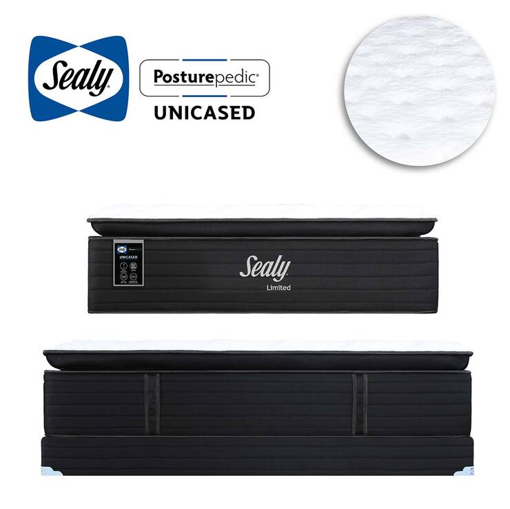 Sealy, Limited, colchón y box, matrimonial — Imagen 3 de 4
