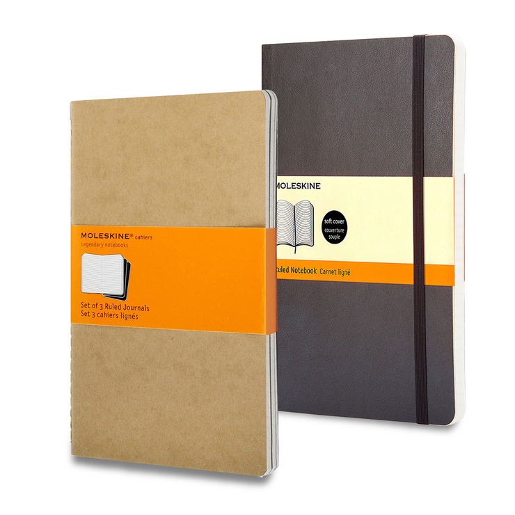 Moleskine set libretas clásicas 1 pasta dura y 3 pasta suave — Imagen 1 de 4
