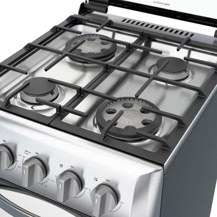Estufa de gas 4 quemadores 20" Whirlpool — Imagen 3 de 4