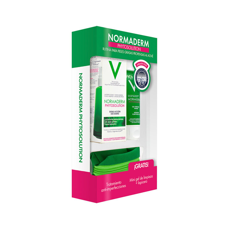 Vichy Kit Piel Grasa Normaderm Tratamientos y estuche — Imagen 3 de 4